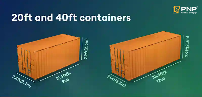 Containers 20ft và 40ft
