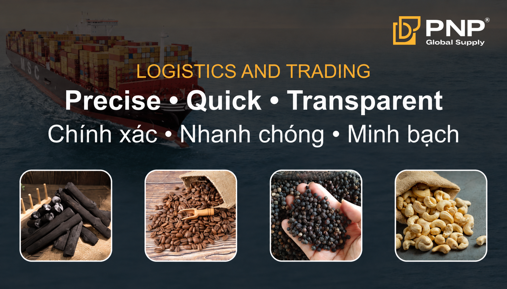 PNP - Đối tác hỗ trợ nhập khẩu và xuất khẩu hạt điều uy tín 