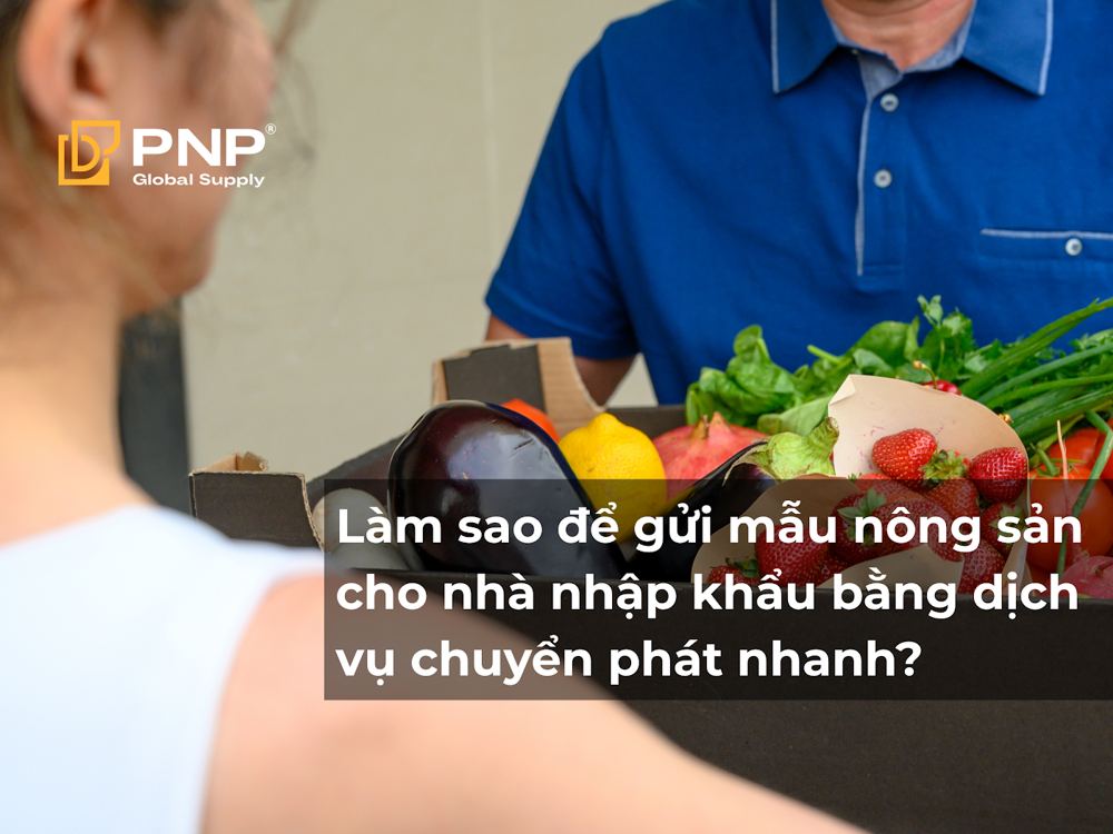 Làm sao để gửi mẫu nông sản cho nhà nhập khẩu bằng dịch vụ chuyển phát nhanh?